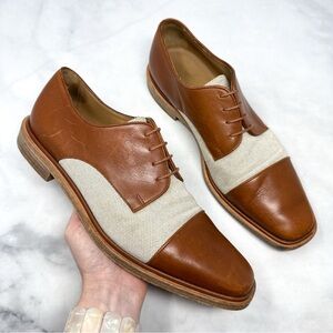 Christian Louboutin Bruno Orlato Granariso Canvas Leather Lace Up Dress Shoes 42